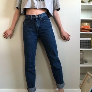 Vintage Wrangler High Waisted Blue Jeans